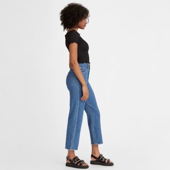 ❗️SOLD❗️Levi’s Ribcage Straight Leg Jeans Size 26 - Picture 2 of 10